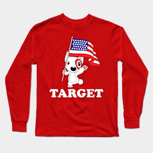 American Flag Bullseye Team Member Long Sleeve T-Shirt